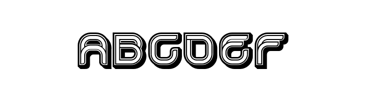 Dropped 3D Regular  Free Fonts Download