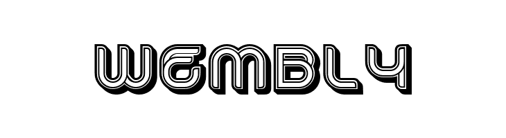 Dropped 3D Regular  Free Fonts Download