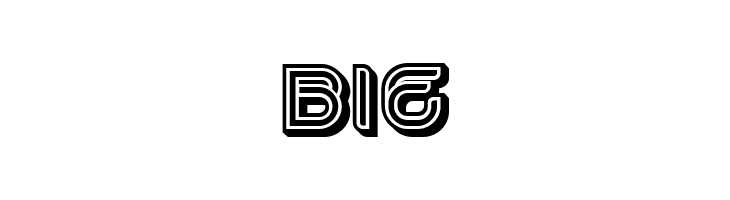 Dropped 3D Filled Regular  Free Fonts Download
