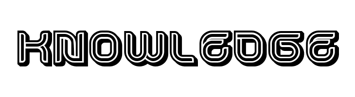 Dropped 3D Filled Regular  Free Fonts Download