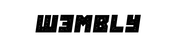 Tokarev Grunged Italic  Free Fonts Download