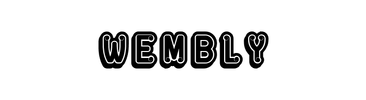 Rockefeller 3D Flat Regular  Free Fonts Download