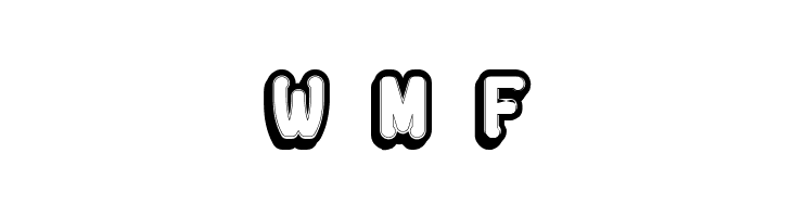 Rockefeller 3D Hollow Flat Regular  Free Fonts Download