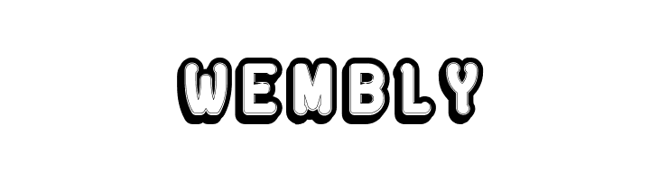 Rockefeller 3D Hollow Flat Regular  Free Fonts Download