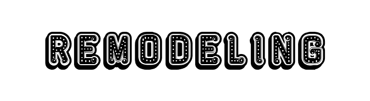 Rockefeller 3D Extravagant Regular  Free Fonts Download