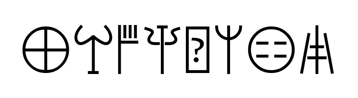 Syilloic Symbol  Free Fonts Download