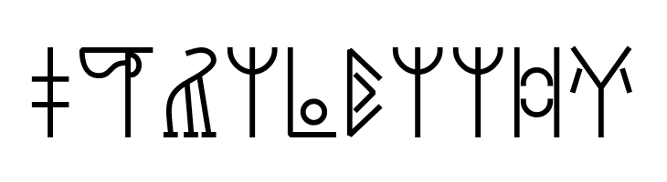 Syilloic Symbol  Free Fonts Download