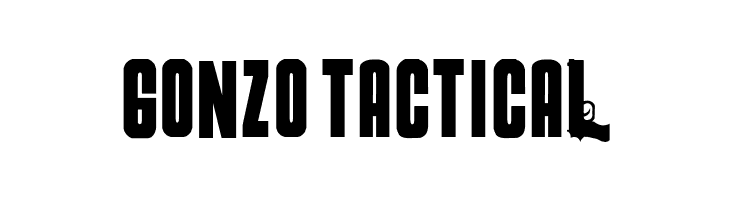 GONZO%2BTACTICAL Mobsters Font