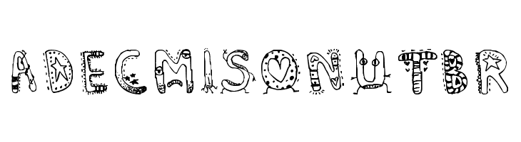 Denne's Aliens  Free Fonts Download