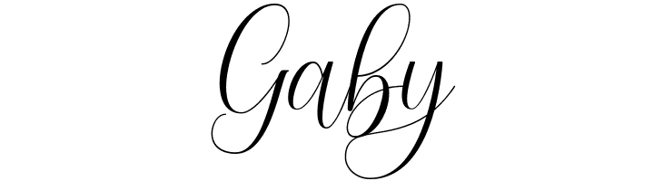 Gaby Barbara Blast Font