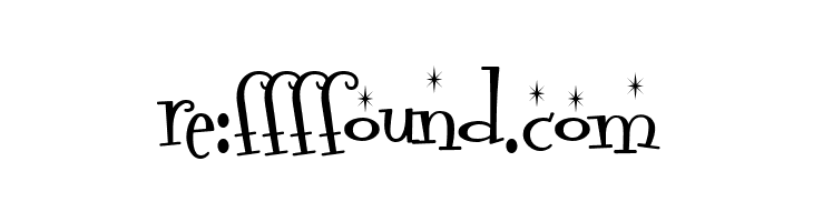 Fontdinerdotcom Sparkly  Free Fonts Download