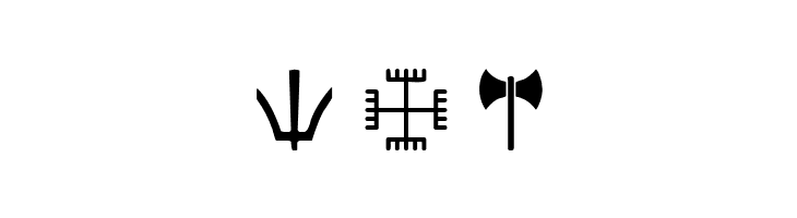 Pagan Symbols  Free Fonts Download