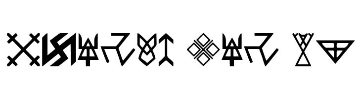 Pagan Symbols  Free Fonts Download