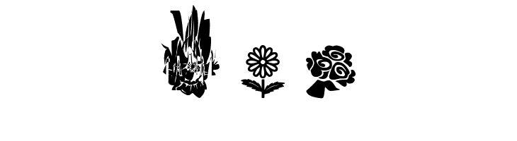 Flower Icons  Free Fonts Download