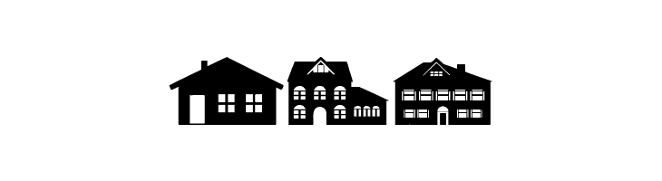 House Icons  Free Fonts Download