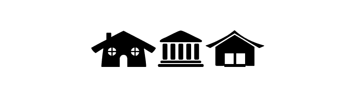 House Icons  Free Fonts Download