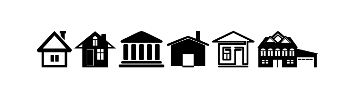 House Icons  Free Fonts Download