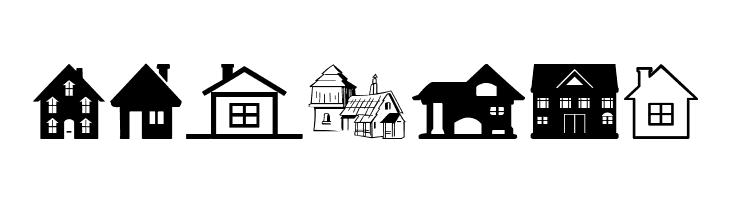 House Icons  Free Fonts Download