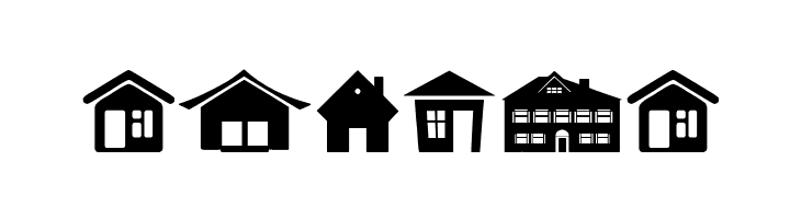 House Icons  Free Fonts Download