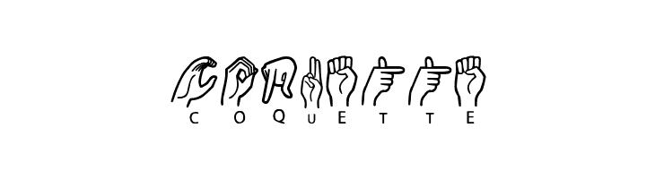 American Sign Lenguage  Free Fonts Download