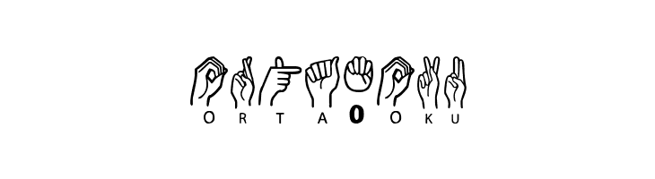 American Sign Lenguage  Free Fonts Download