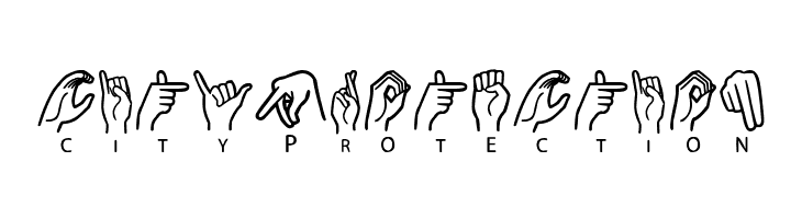 American Sign Lenguage  Free Fonts Download