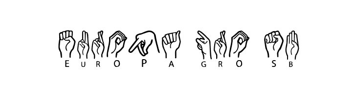 American Sign Lenguage  Free Fonts Download
