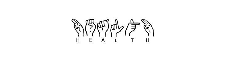 American Sign Lenguage  Free Fonts Download