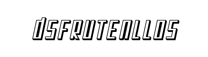 SF Square Root Shaded Oblique  Free Fonts Download