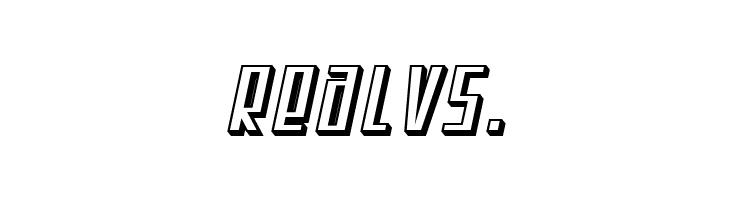 SF Square Root Shaded Oblique  Free Fonts Download