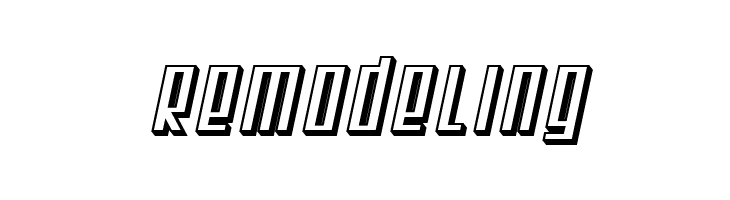 SF Square Root Shaded Oblique  Free Fonts Download