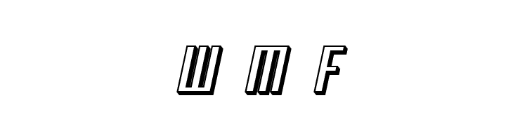 SF Square Root Shaded Oblique  Free Fonts Download