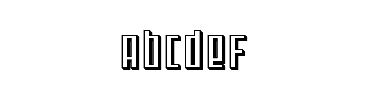 SF Square Root Shaded  Free Fonts Download