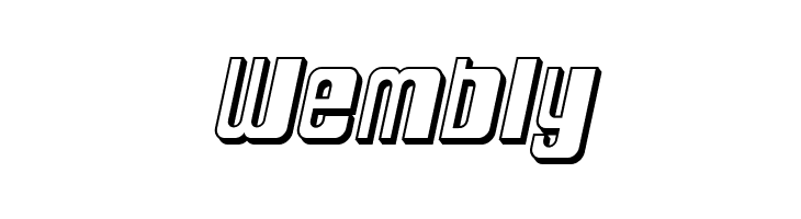 SF DecoTechno Shaded Oblique  Free Fonts Download