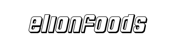 SF DecoTechno Shaded Oblique  Free Fonts Download