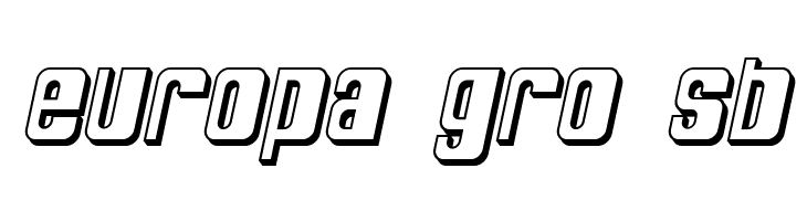 SF DecoTechno Shaded Oblique  Free Fonts Download