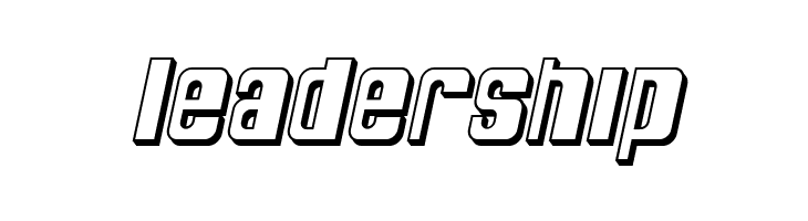 SF DecoTechno Shaded Oblique  Free Fonts Download