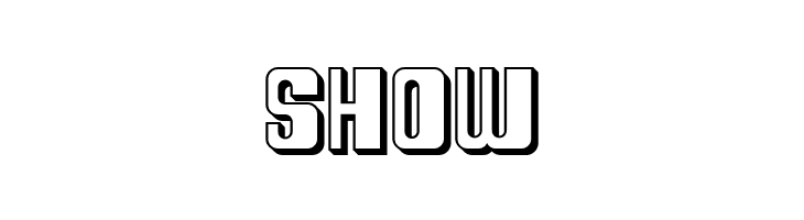 SF DecoTechno Shaded  Free Fonts Download