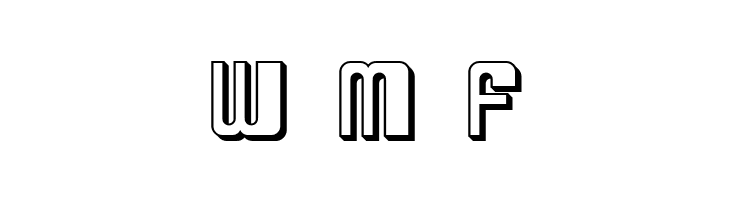 SF DecoTechno Shaded  Free Fonts Download