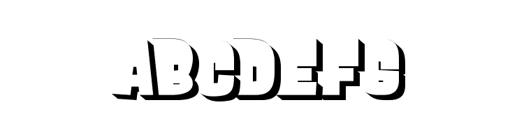 FROS BOLD Shadow  Free Fonts Download
