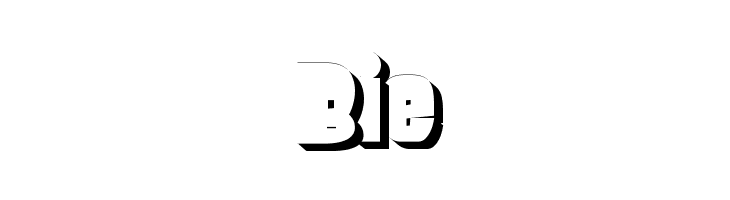 FROS BOLD Shadow  Free Fonts Download