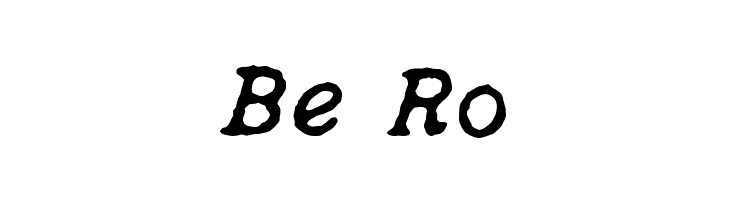 ITALIC TYPEWRITER  Free Fonts Download