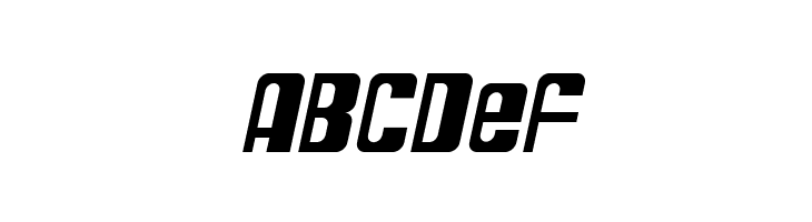 SF DecoTechno Oblique  Free Fonts Download