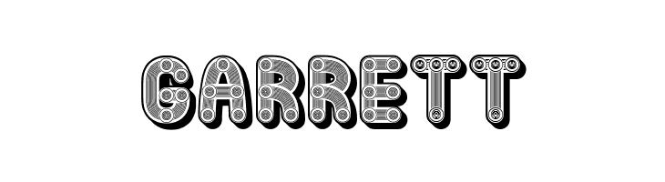 Mangalica Hollow Filled Regular  Free Fonts Download