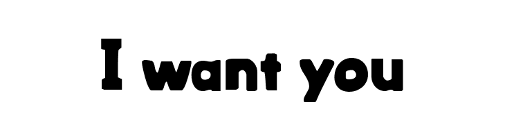 I%2Bwant%2Byou Sea Horses Regular Font