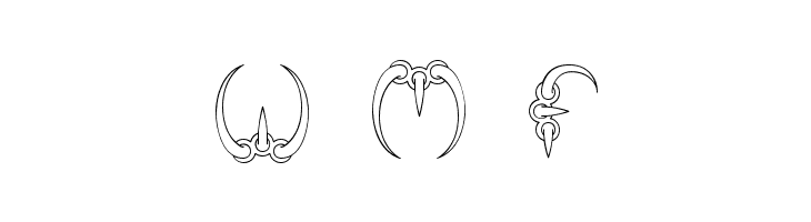 CLAW 1 -BRK-  Free Fonts Download
