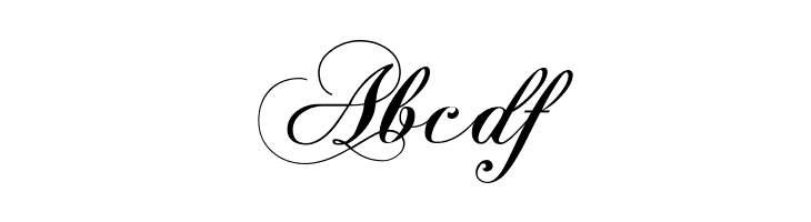 Abcdf Chopin Script Font