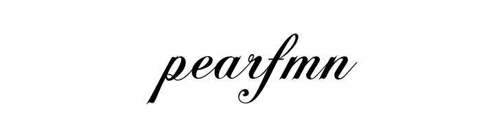 pearfmn Chopin Script Font
