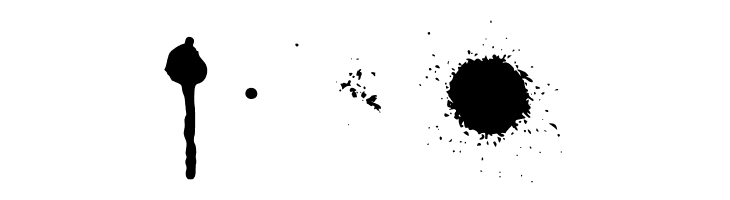 Drips Splatters Regular  Free Fonts Download