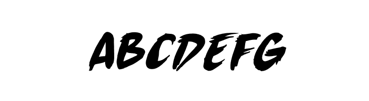 Radical Brush DEMO Regular  Free Fonts Download